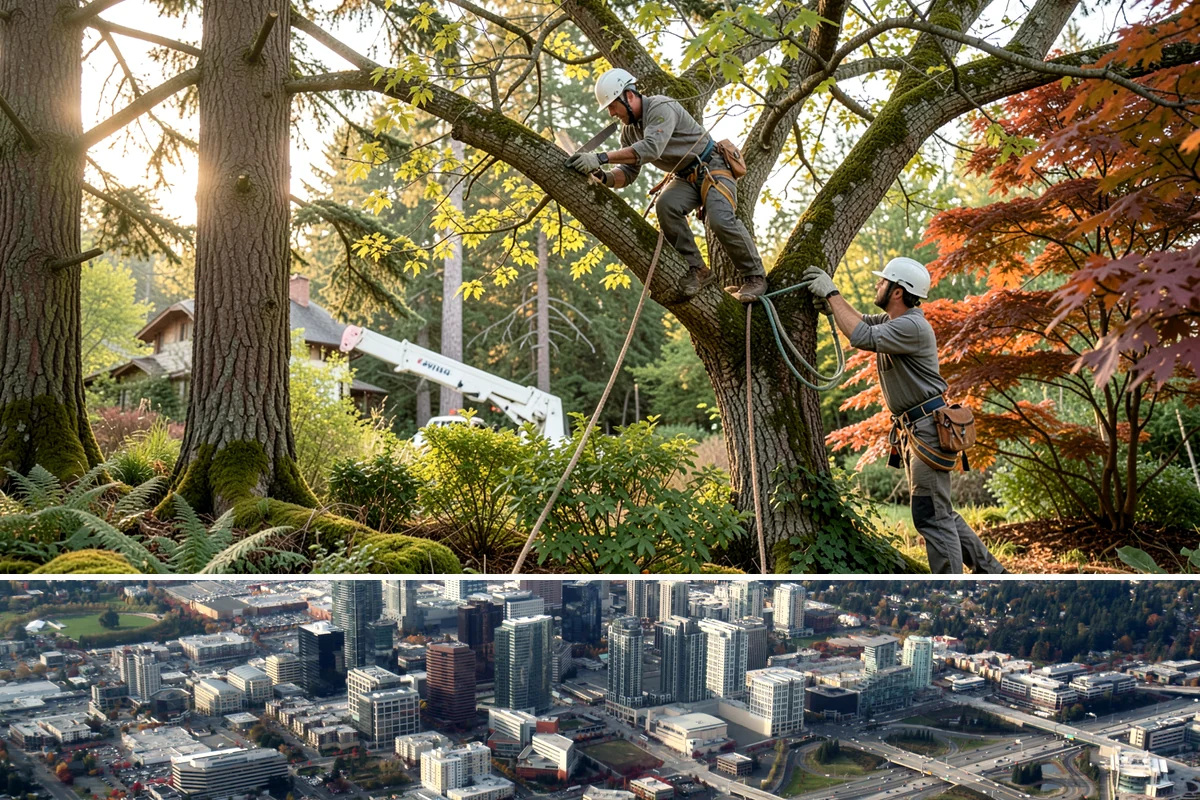 Permit assistance in Bellevue, King County, WA - This service can be performed year-round but often aligns with project planning phases before tree work begins during active...