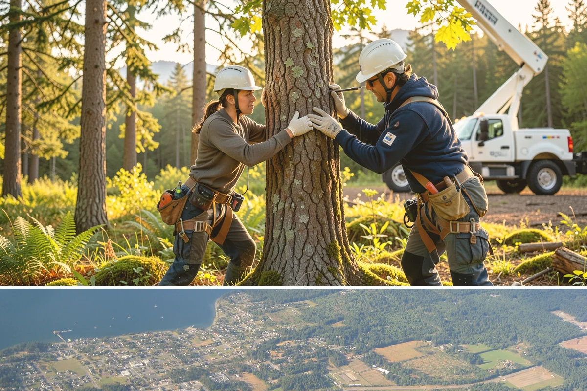 Permit assistance in Coupeville, Island County, WA - This service can be performed year-round but often aligns with project planning phases before tree work begins during active...