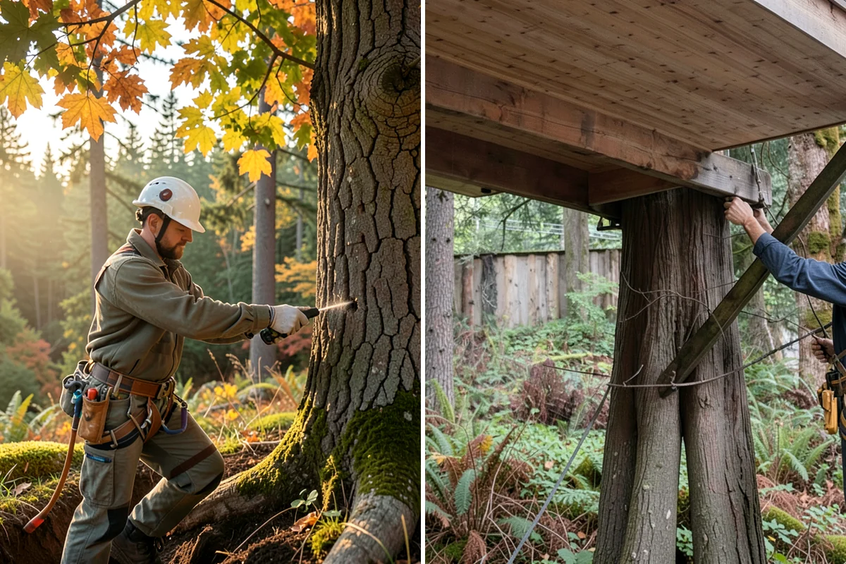 Permit assistance in Lyman, Skagit County, WA - Gather site and tree information