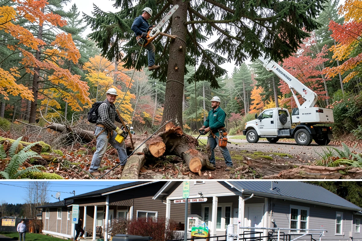 Permit assistance in South Prairie, Pierce County, WA - This service can be performed year-round but often aligns with project planning phases before tree work begins during active...