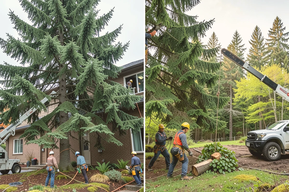 Privacy screen planting in Algona, King County, WA - Assess site conditions and select suitable species
