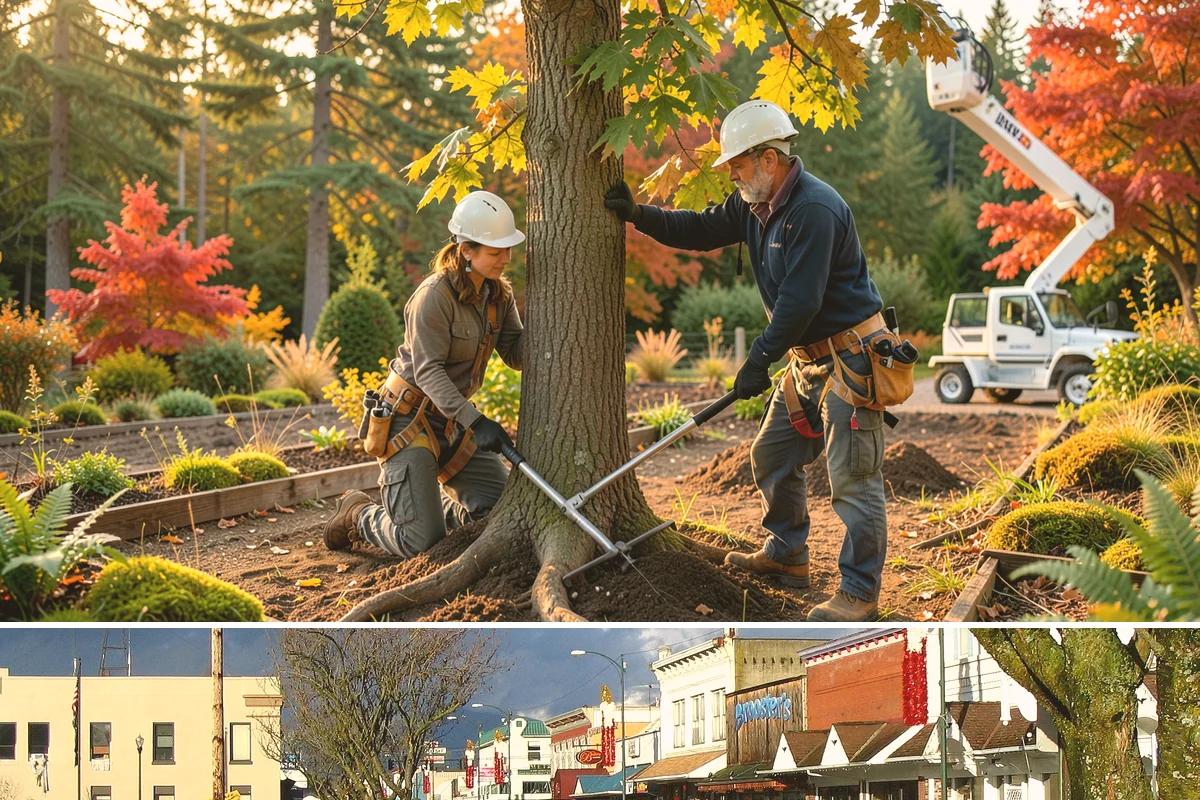 Privacy screen planting in Arlington, Snohomish County, WA - Planting is best performed during dormant seasons or early spring in Puget Sound to ensure proper root establishment before...