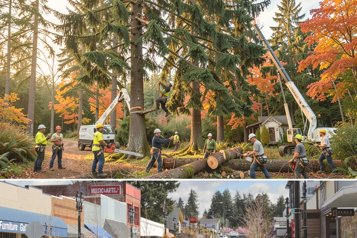 Privacy screen planting in Bothell, King County, WA - Planting is best performed during dormant seasons or early spring in Puget Sound to ensure proper root establishment before...