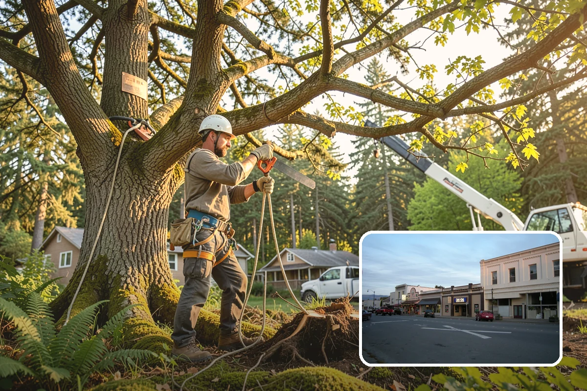 Privacy screen planting in Burlington, Skagit County, WA - Restores and expands tree cover
