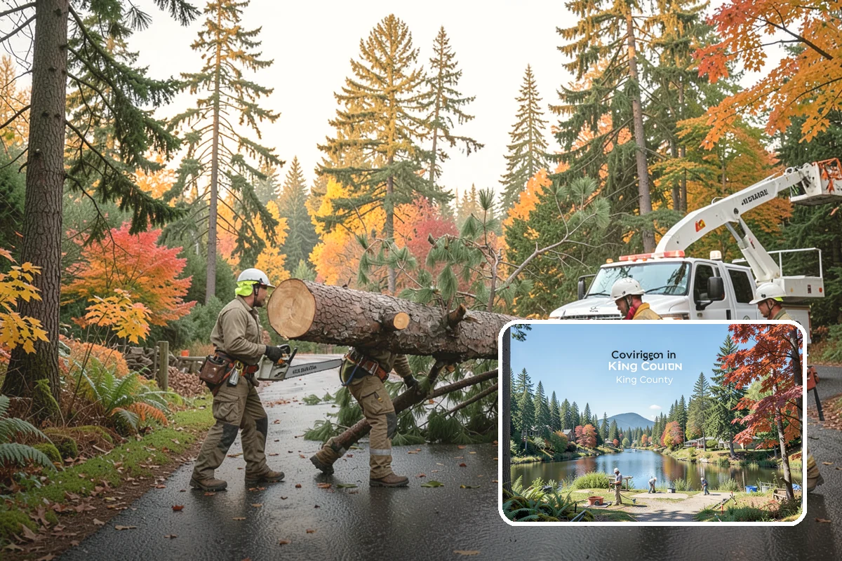 Privacy screen planting in Covington, King County, WA - Restores and expands tree cover