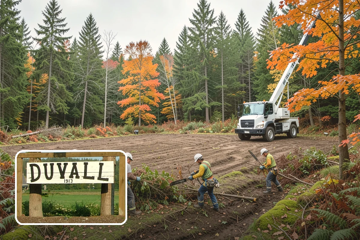 Privacy screen planting in Duvall, King County, WA - Restores and expands tree cover