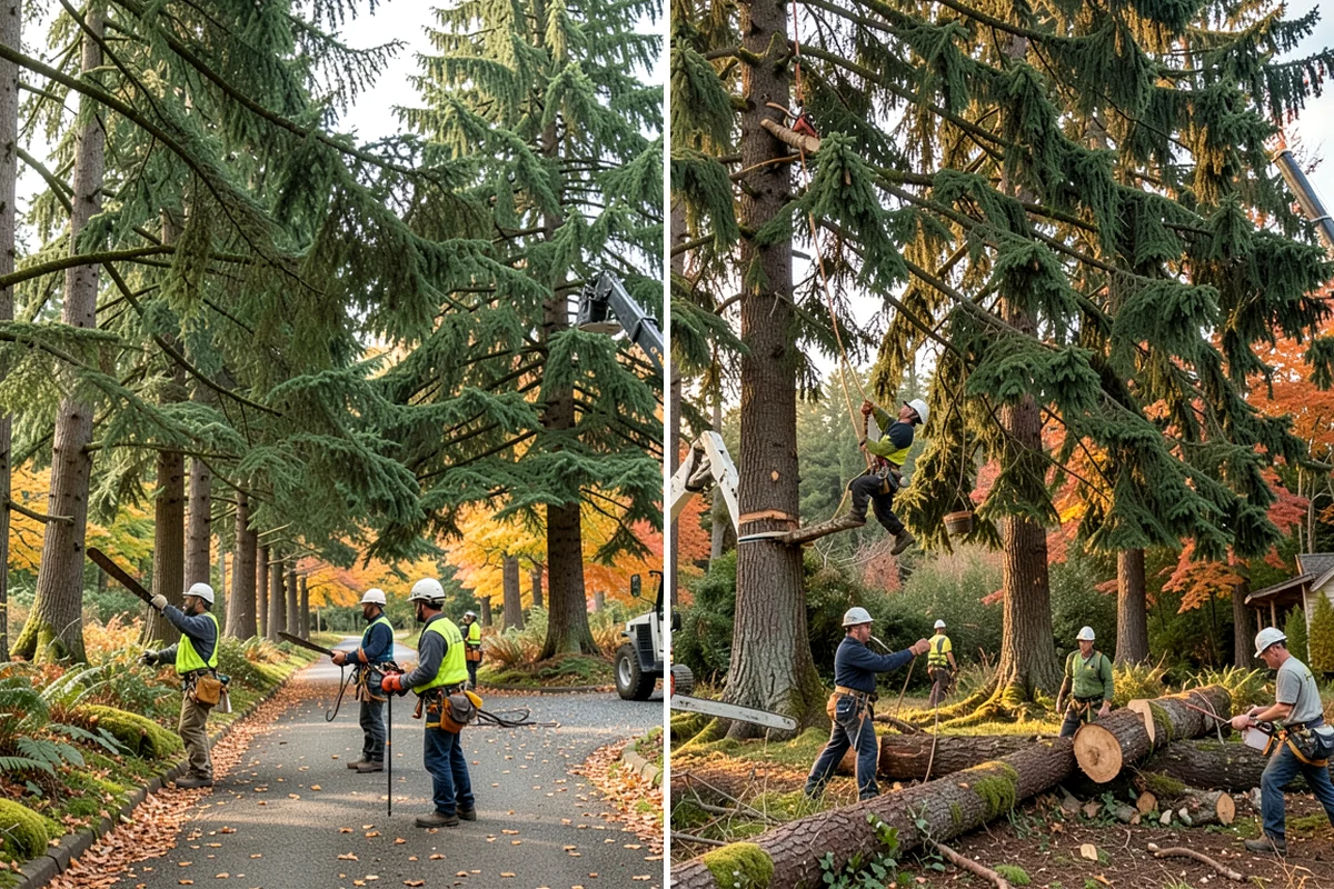 Privacy screen planting in Federal Way, King County, WA - Assess site conditions and select suitable species
