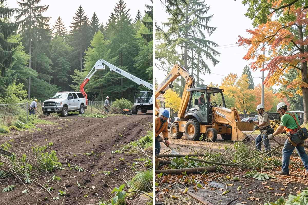 Privacy screen planting in Gold Bar, Snohomish County, WA - Assess site conditions and select suitable species