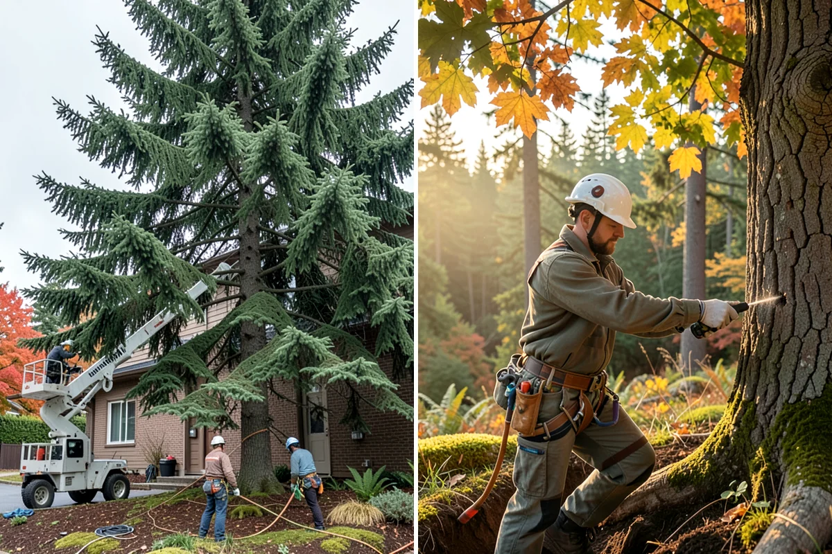 Privacy screen planting in Kenmore, King County, WA - Assess site conditions and select suitable species