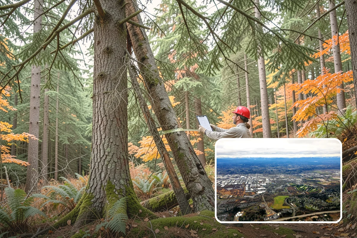 Privacy screen planting in Kent, King County, WA - Restores and expands tree cover