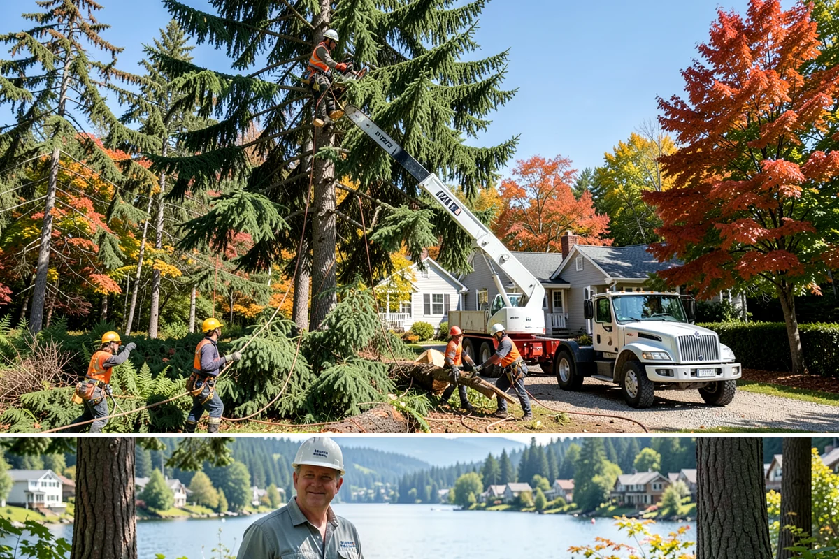 Privacy screen planting in Milton, King County, WA - Planting is best performed during dormant seasons or early spring in Puget Sound to ensure proper root establishment before...