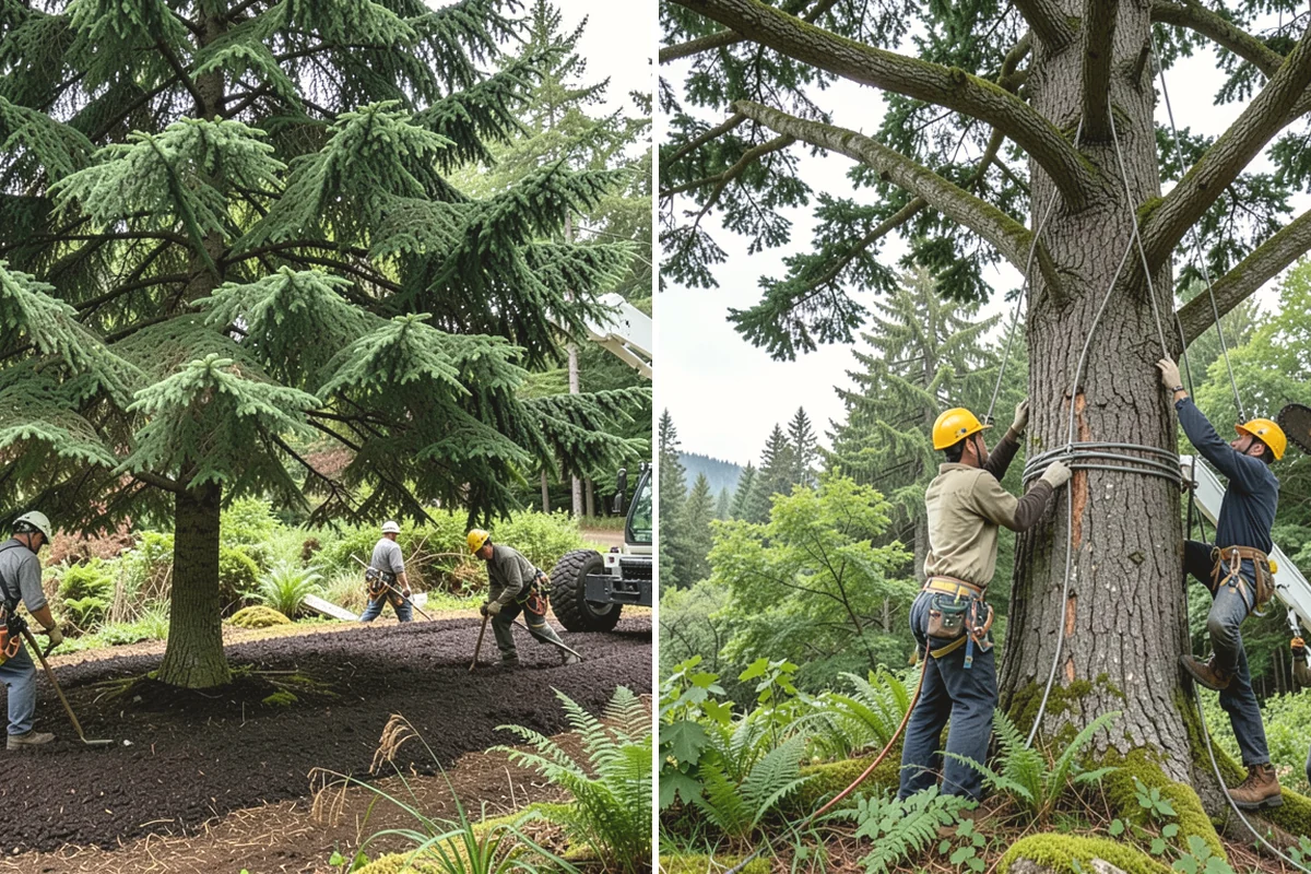 Privacy screen planting in North Bend, King County, WA - Assess site conditions and select suitable species