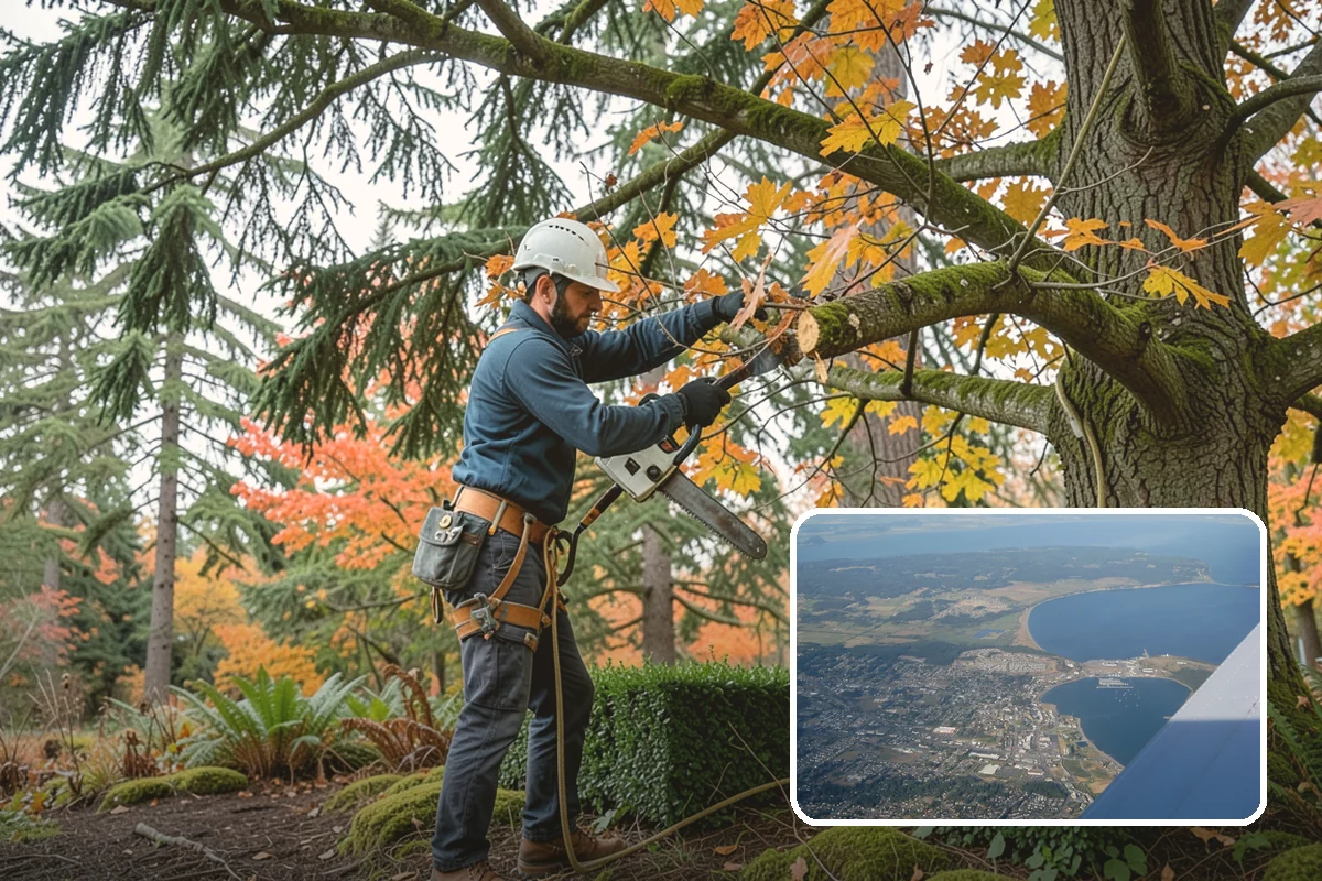 Privacy screen planting in Oak Harbor, Island County, WA - Restores and expands tree cover
