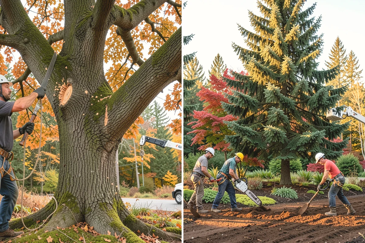 Privacy screen planting in Oak Harbor, Island County, WA - Assess site conditions and select suitable species