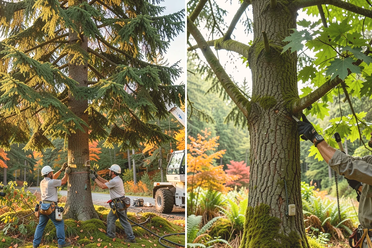 Privacy screen planting in Orting, Pierce County, WA - Assess site conditions and select suitable species