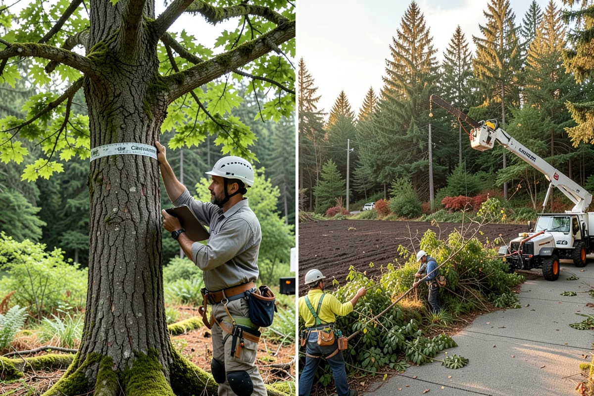 Privacy screen planting in Pacific, King County, WA - Assess site conditions and select suitable species