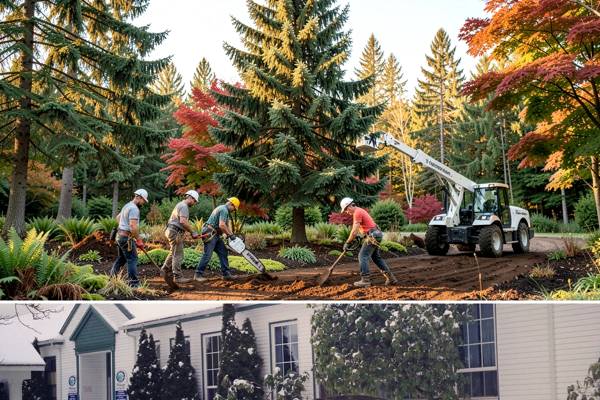 Privacy screen planting in Pacific, King County, WA - Planting is best performed during dormant seasons or early spring in Puget Sound to ensure proper root establishment before...