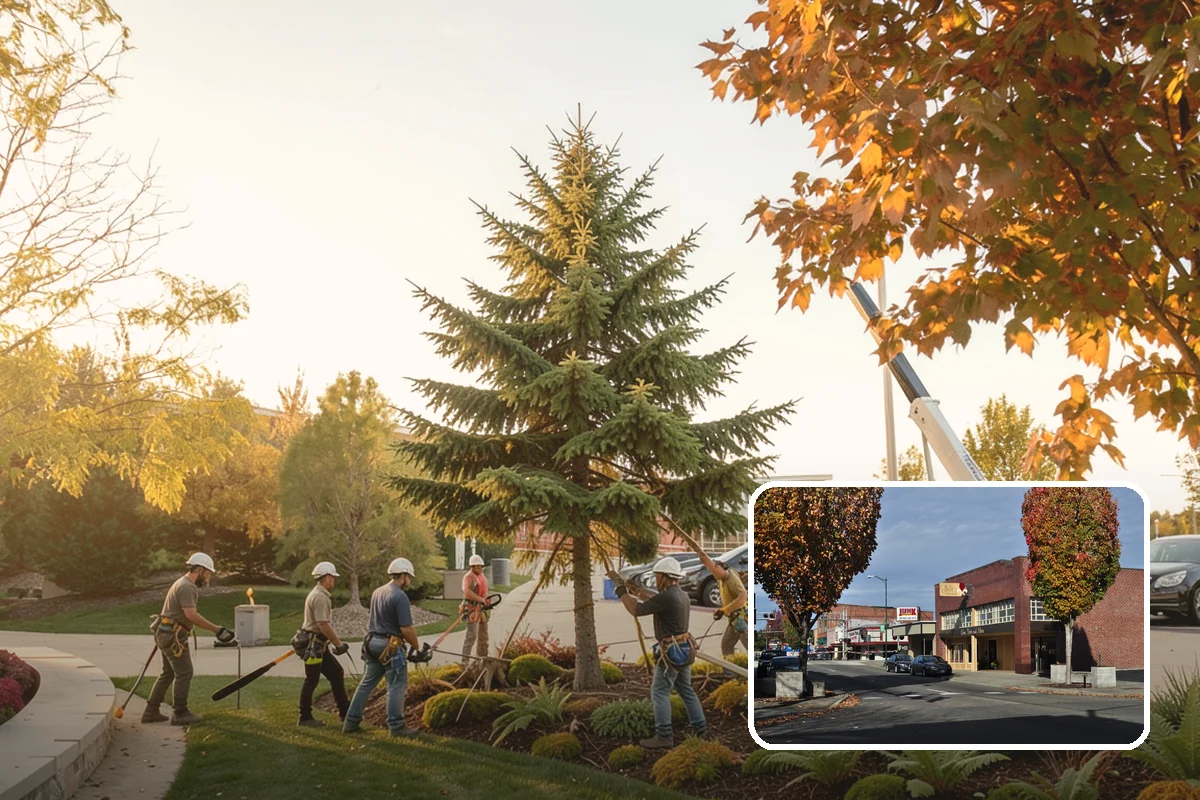 Privacy screen planting in Puyallup, Pierce County, WA - Restores and expands tree cover