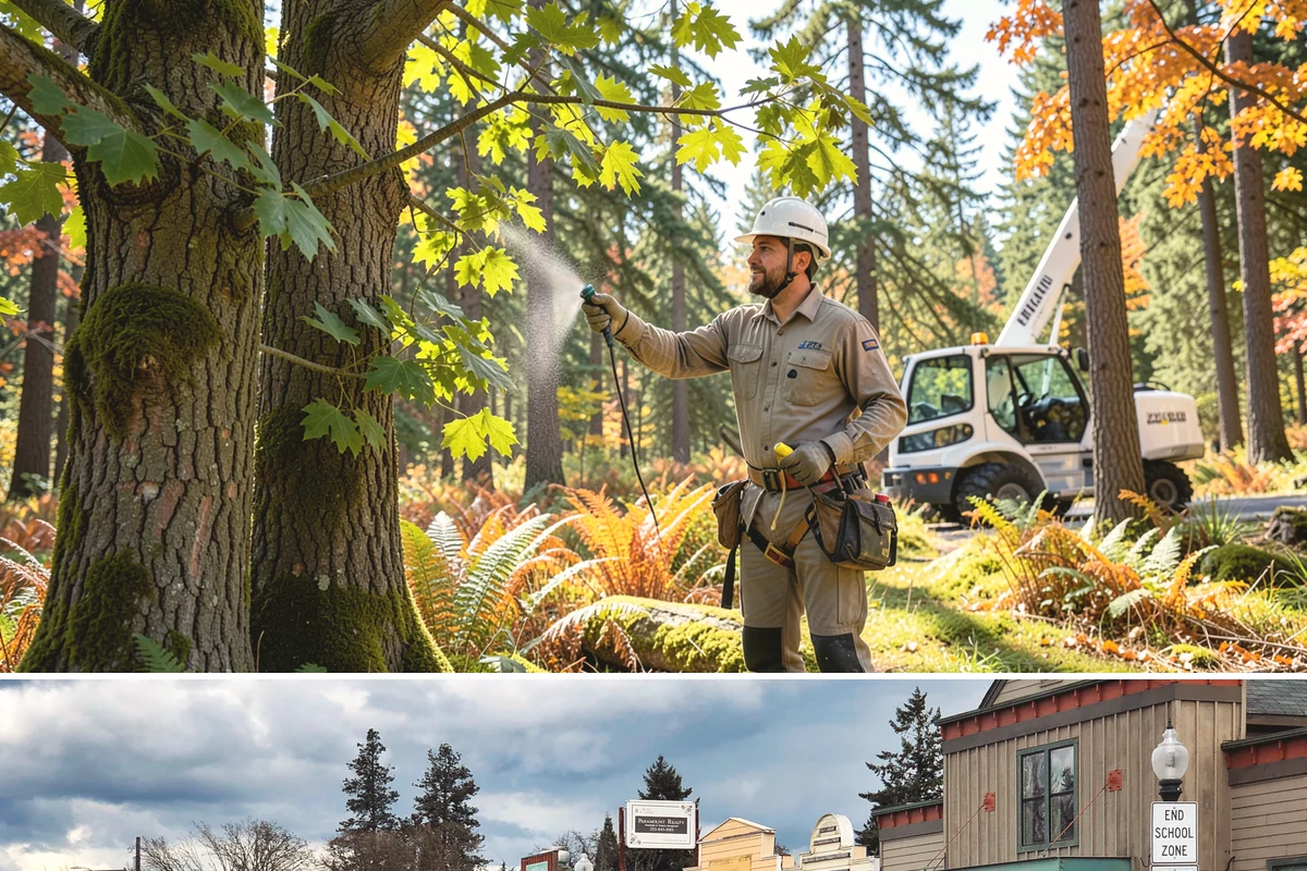 Privacy screen planting in Roy, Pierce County, WA - Planting is best performed during dormant seasons or early spring in Puget Sound to ensure proper root establishment before...