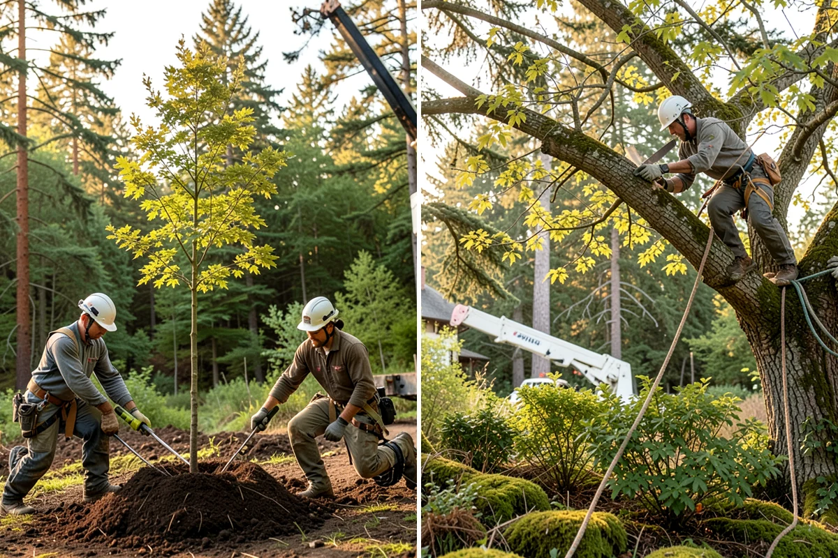 Privacy screen planting in Seattle, King County, WA - Assess site conditions and select suitable species