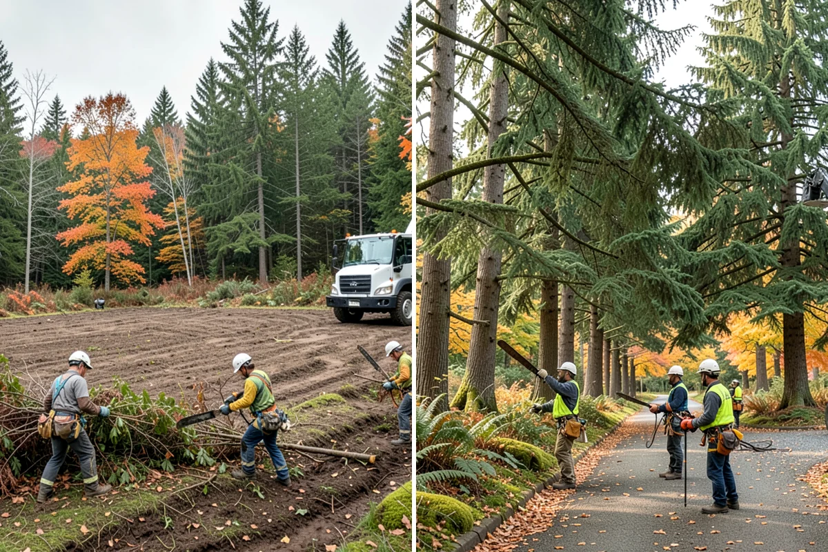 Privacy screen planting in Sedro-Woolley, Skagit County, WA - Assess site conditions and select suitable species