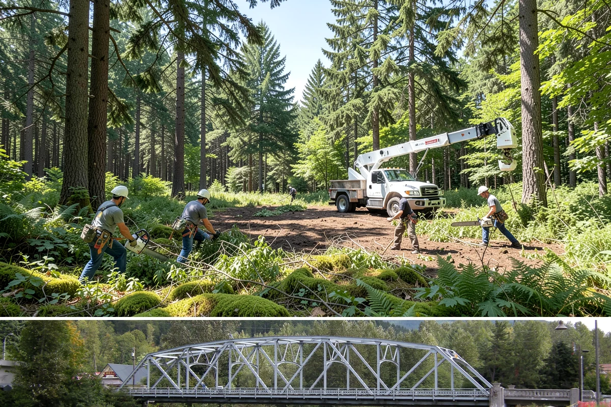 Privacy screen planting in Skykomish, King County, WA - Planting is best performed during dormant seasons or early spring in Puget Sound to ensure proper root establishment before...