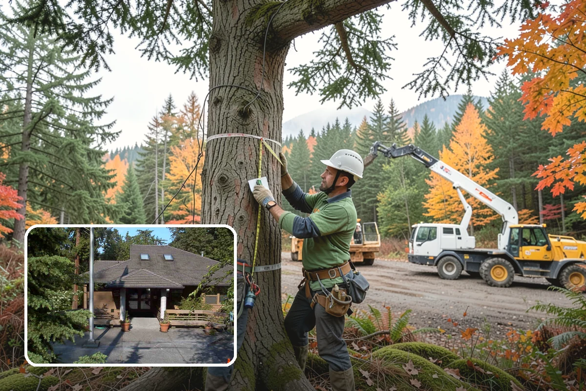 Privacy screen planting in Yarrow Point, King County, WA - Restores and expands tree cover