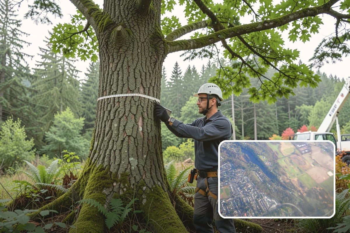 Reforestation planting in Algona, King County, WA - Restores and expands tree cover