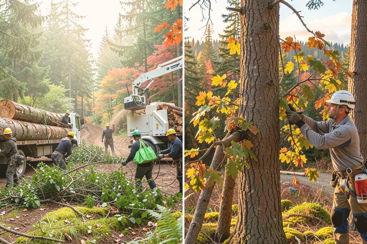 Reforestation planting in Algona, King County, WA - Assess site conditions and select suitable species