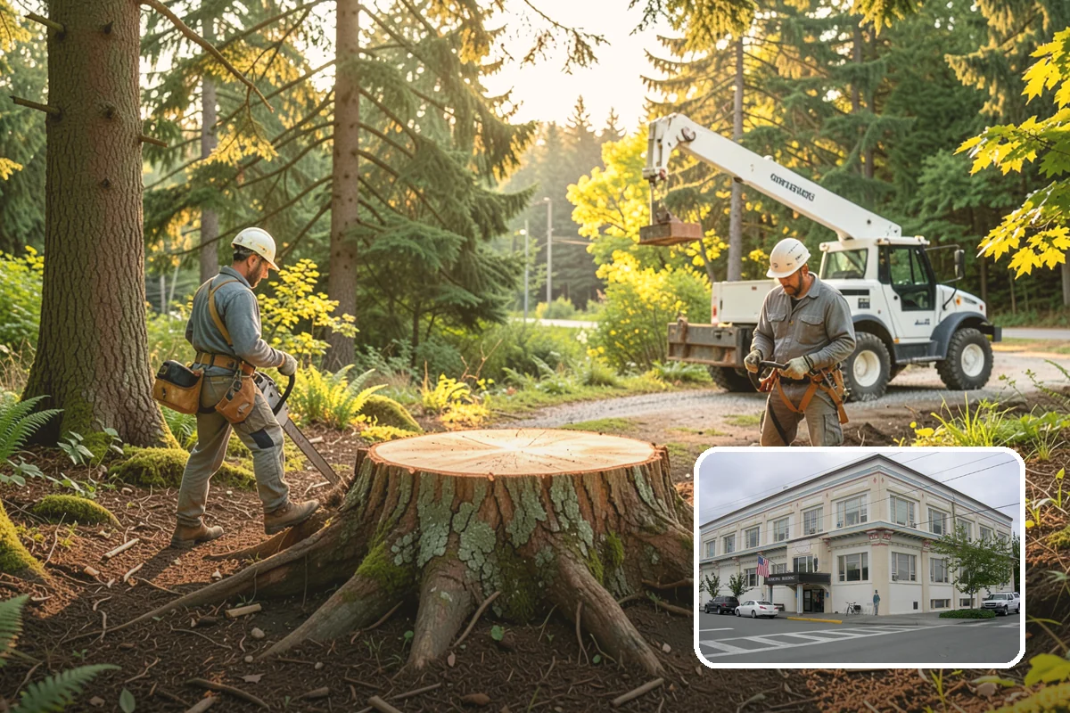 Reforestation planting in Anacortes, Skagit County, WA - Restores and expands tree cover