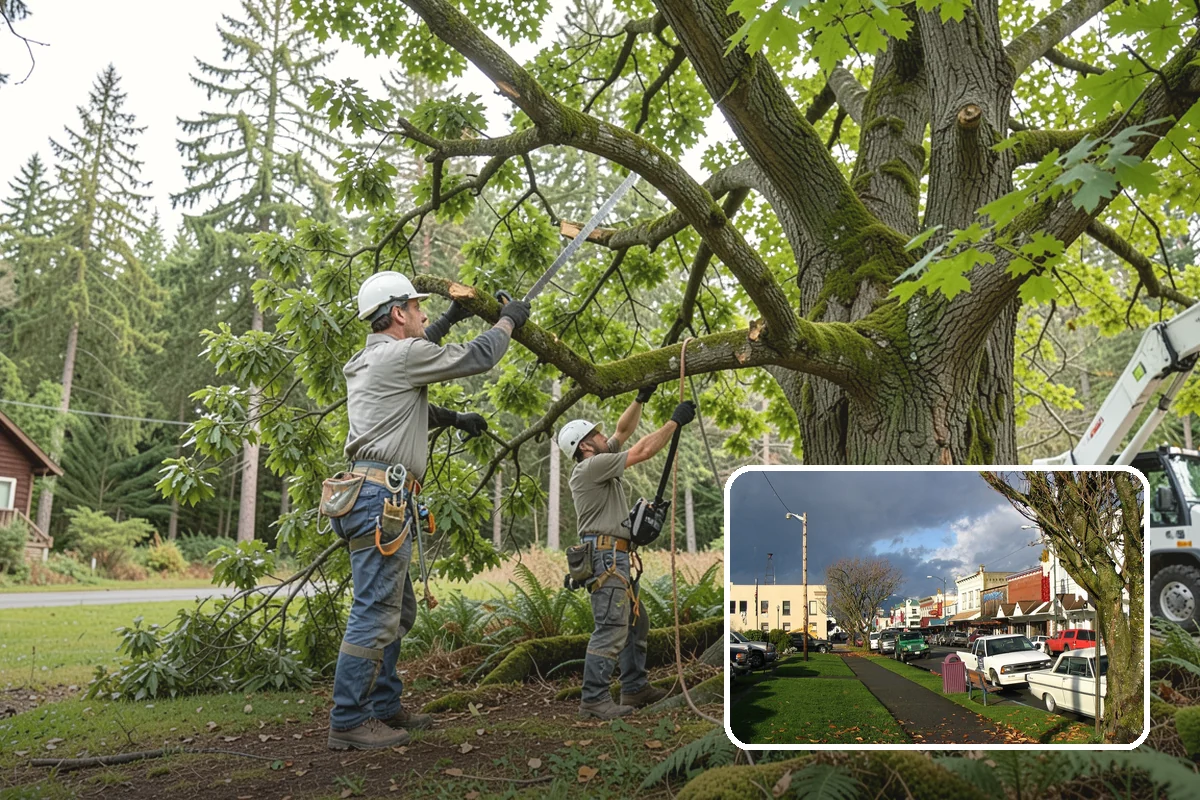 Reforestation planting in Arlington, Snohomish County, WA - Restores and expands tree cover