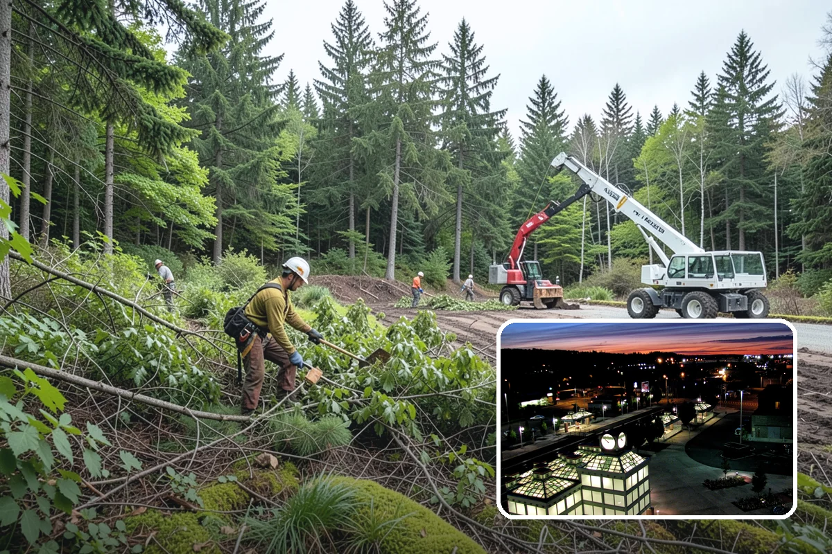 Reforestation planting in Auburn, King County, WA - Restores and expands tree cover