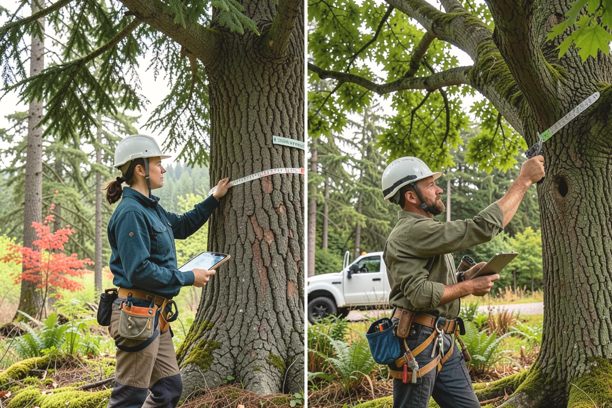 Reforestation planting in Black Diamond, King County, WA - Assess site conditions and select suitable species