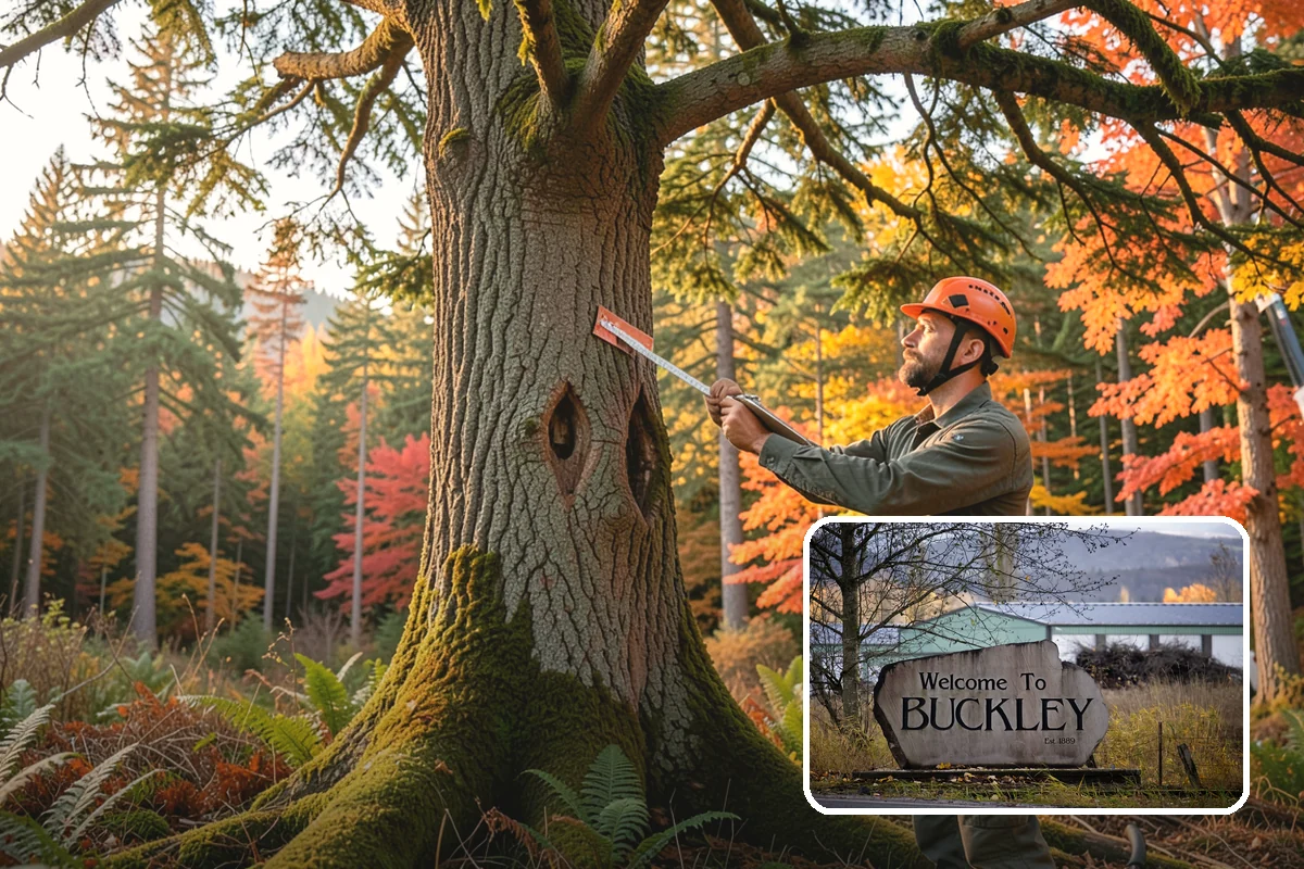Reforestation planting in Buckley, Pierce County, WA - Restores and expands tree cover