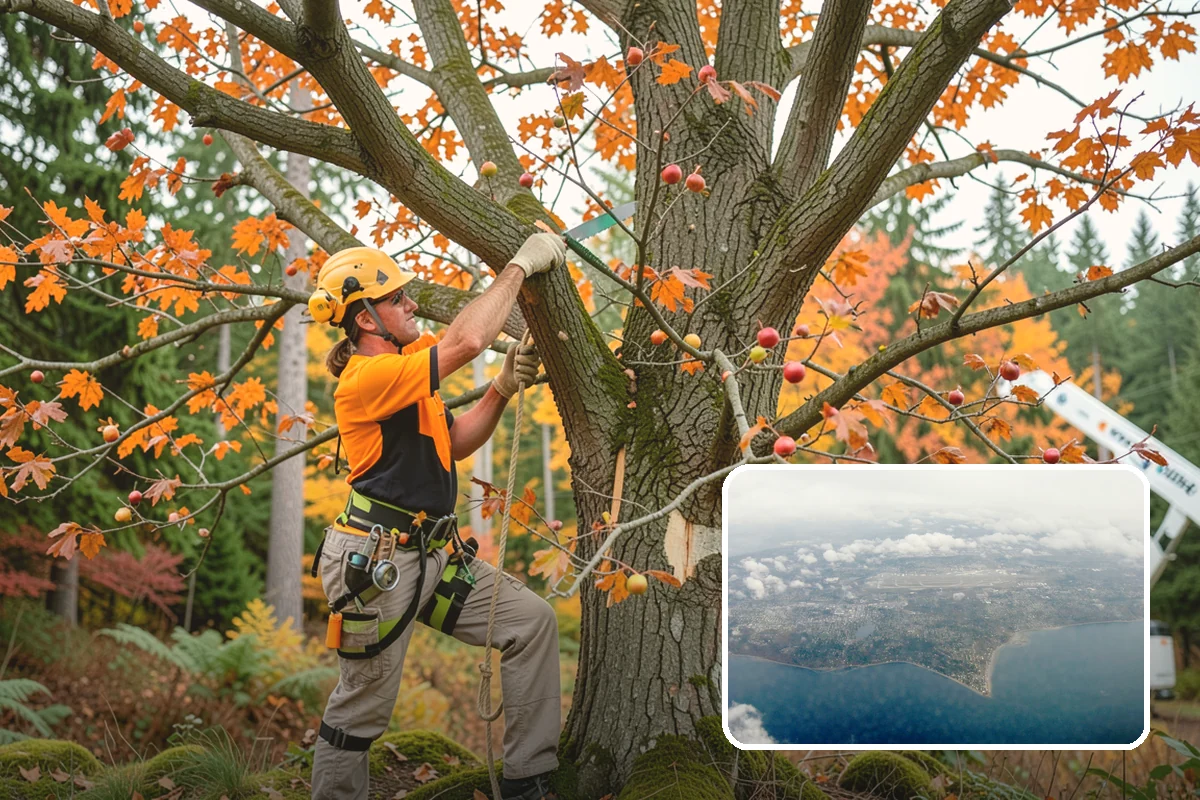 Reforestation planting in Burien, King County, WA - Restores and expands tree cover