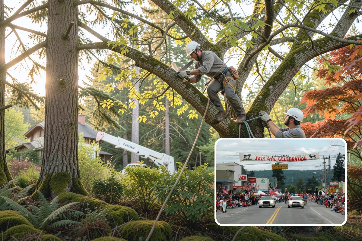 Reforestation planting in Carnation, King County, WA - Restores and expands tree cover
