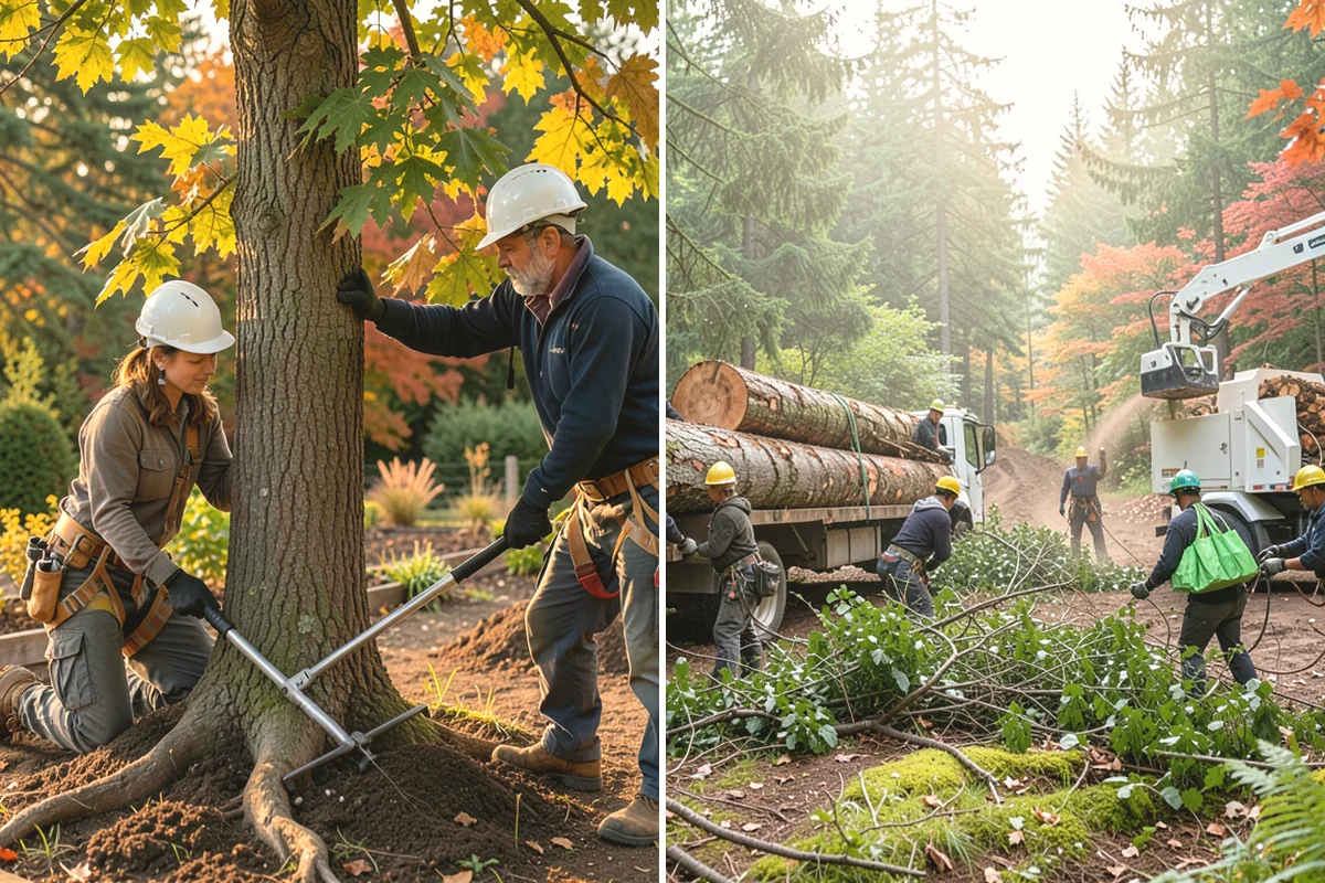 Reforestation planting in Covington, King County, WA - Assess site conditions and select suitable species