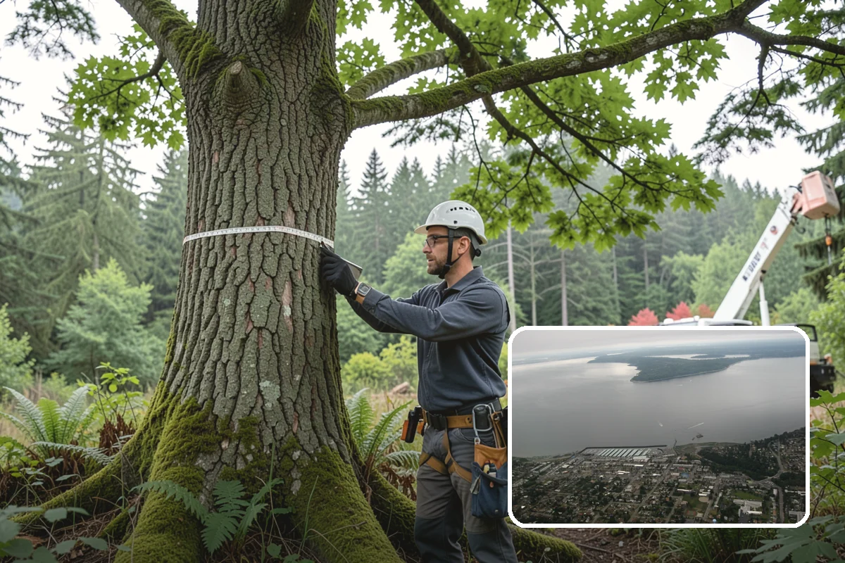 Reforestation planting in Des Moines, King County, WA - Restores and expands tree cover