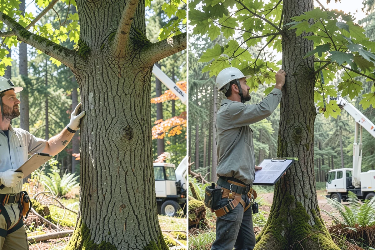 Reforestation planting in Des Moines, King County, WA - Assess site conditions and select suitable species