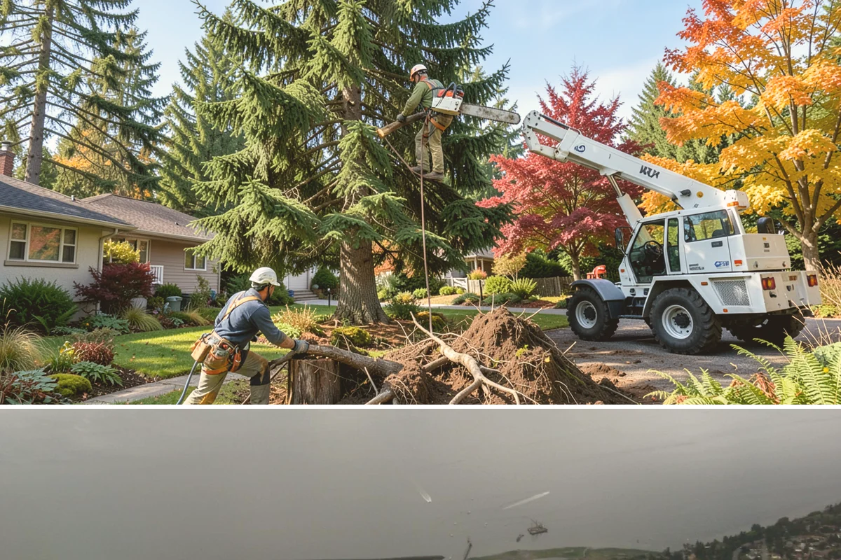 Reforestation planting in Des Moines, King County, WA - Planting is best performed during dormant seasons to minimize stress on trees in the Puget Sound climate, though specific timing...