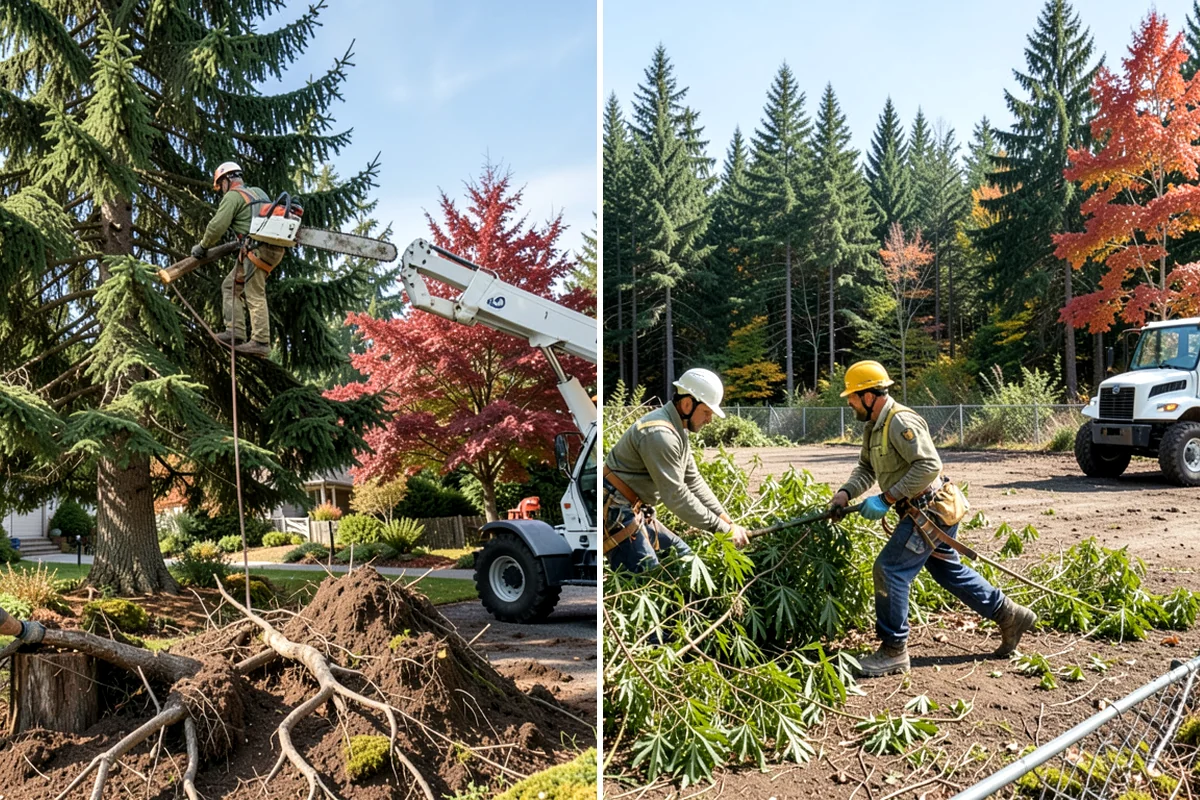Reforestation planting in DuPont, Pierce County, WA - Assess site conditions and select suitable species