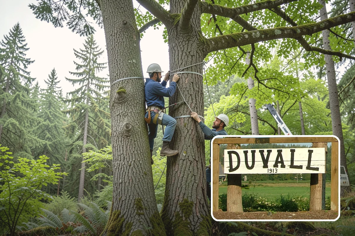 Reforestation planting in Duvall, King County, WA - Restores and expands tree cover