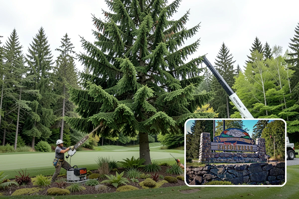 Reforestation planting in Eatonville, Pierce County, WA - Restores and expands tree cover