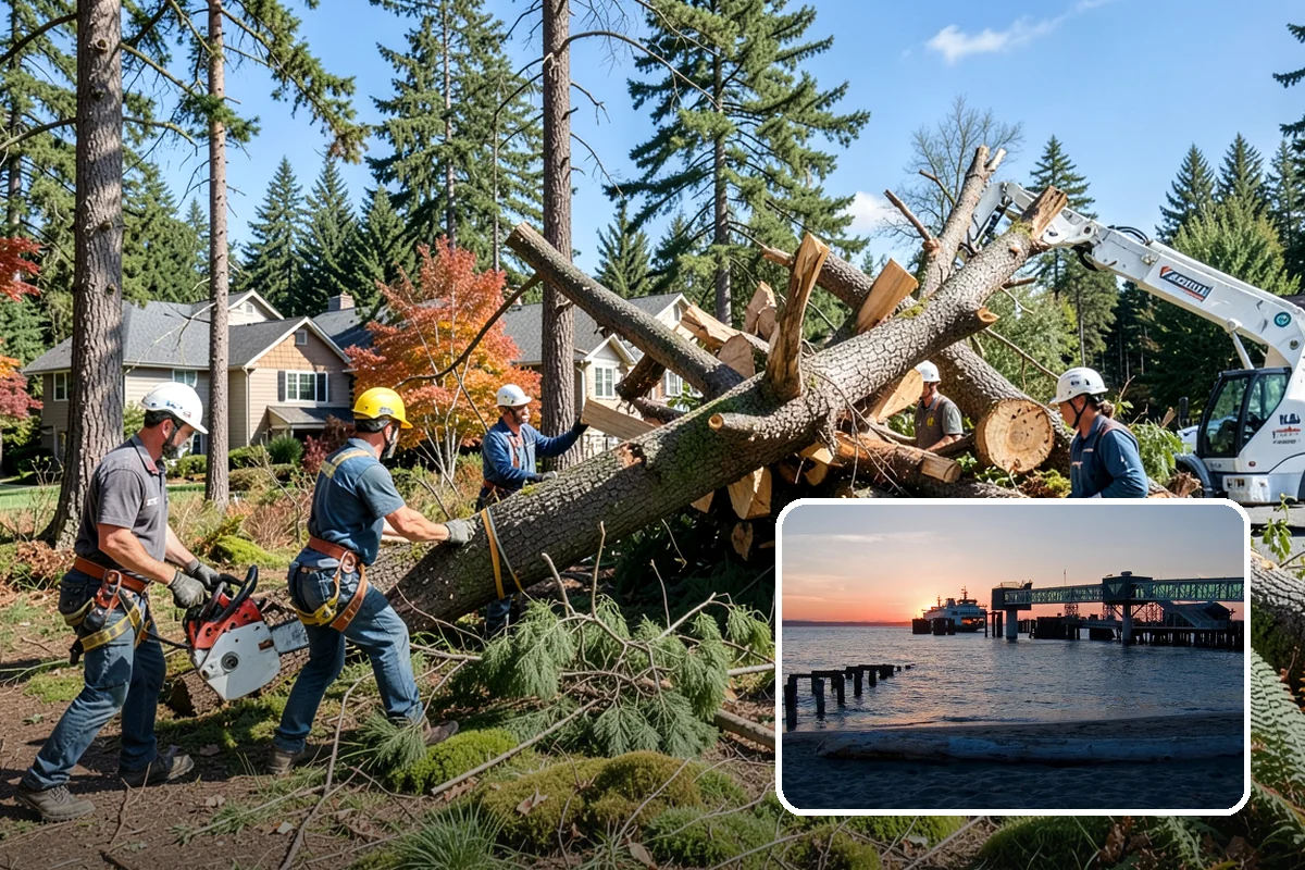 Reforestation planting in Edmonds, Snohomish County, WA - Restores and expands tree cover