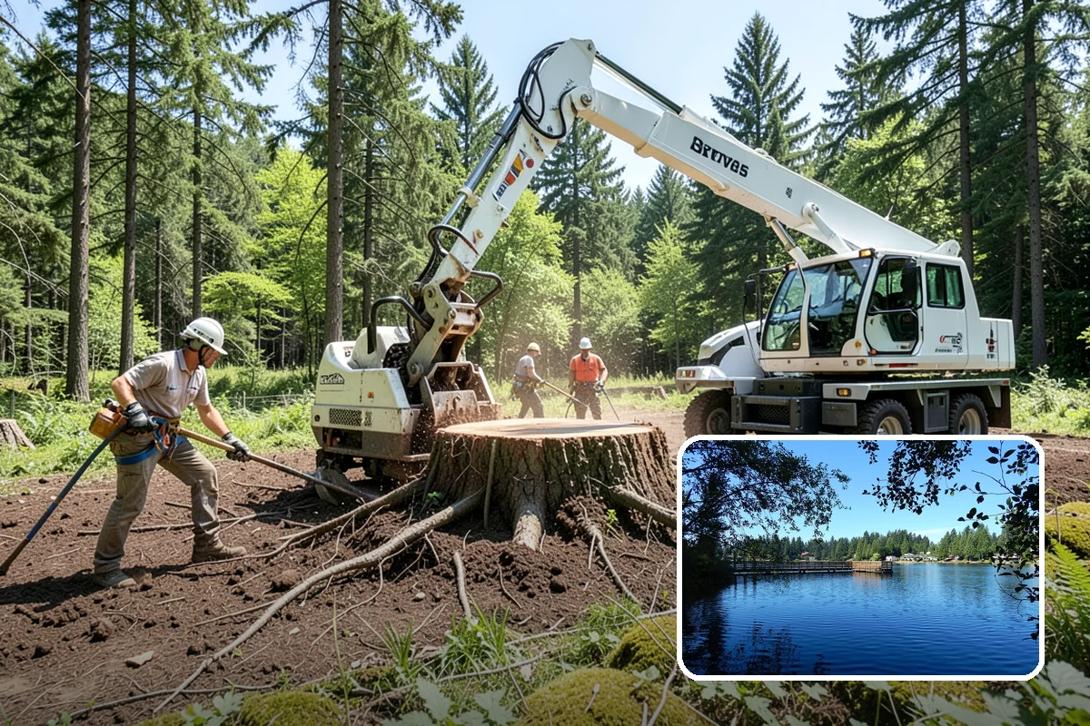 Reforestation planting in Federal Way, King County, WA - Restores and expands tree cover