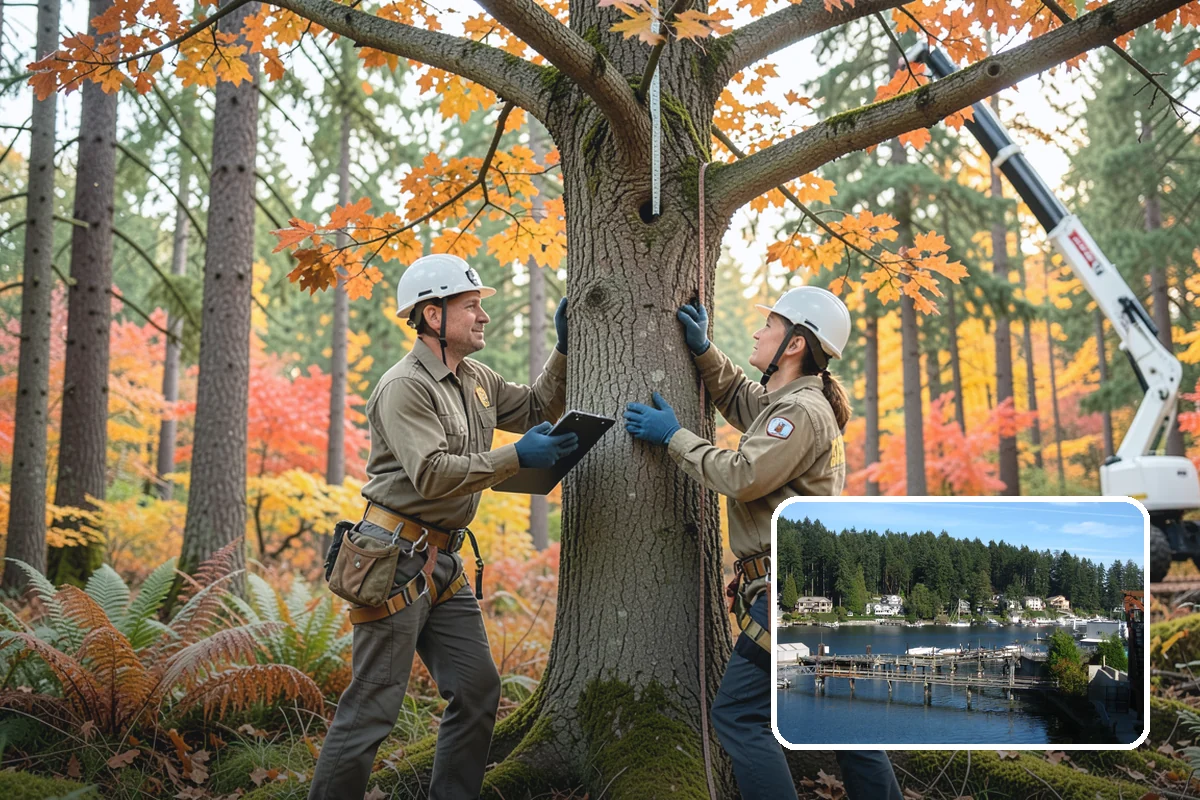 Reforestation planting in Gig Harbor, Pierce County, WA - Restores and expands tree cover