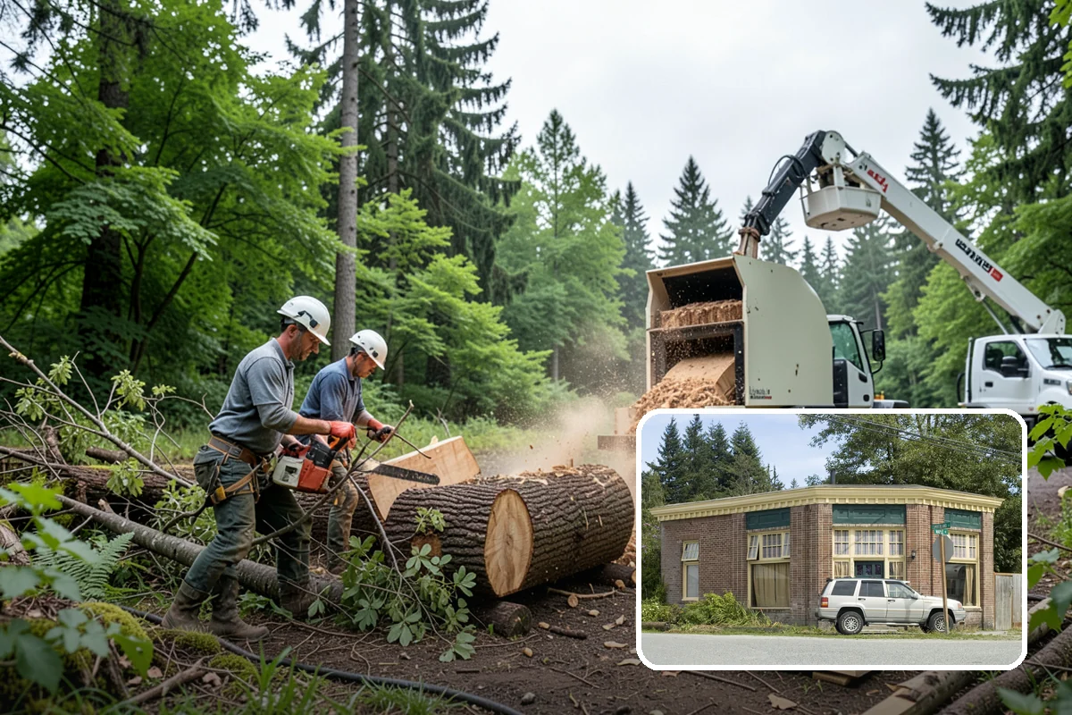 Reforestation planting in Hamilton, Skagit County, WA - Restores and expands tree cover