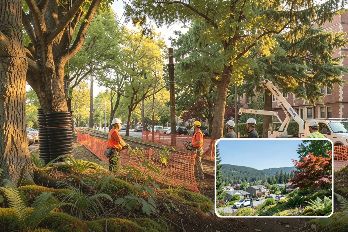 Reforestation planting in Index, Snohomish County, WA - Restores and expands tree cover