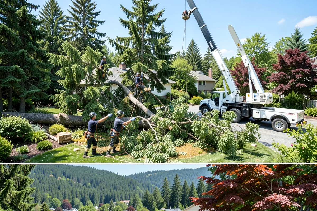Reforestation planting in Index, Snohomish County, WA - Planting is best performed during dormant seasons to minimize stress on trees in the Puget Sound climate, though specific timing...