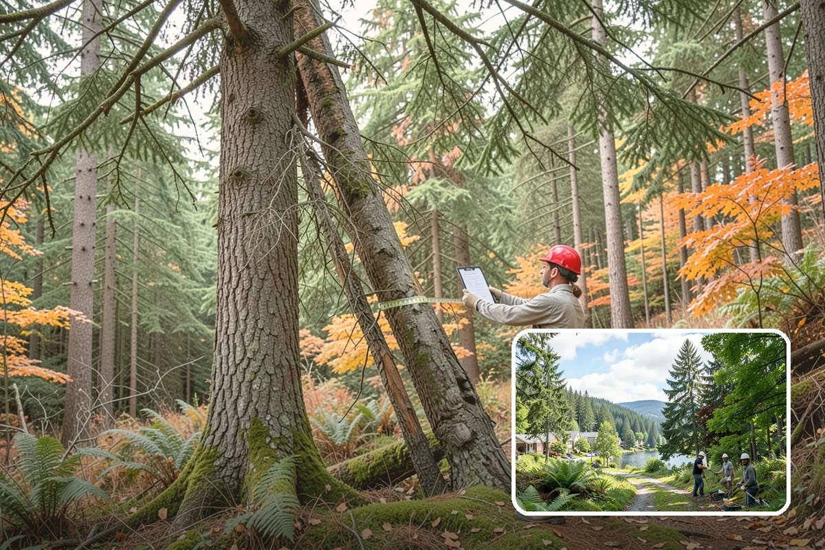 Reforestation planting in Lake Forest Park, King County, WA - Restores and expands tree cover